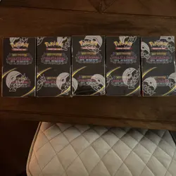 Pokemon TCG 5x Phantasmal Flames Half Booster Box Factory Sealed New - Image 1