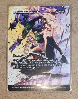 MtG Spider-Man, Relentless Assault, Borderless M/NM #025 - Image 1