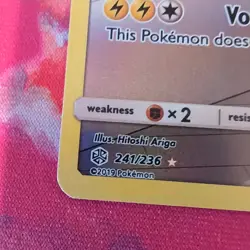 Pokemon TCG Pikachu Cosmic Eclipse 241/236 Holo Secret Rare NM - Image 4