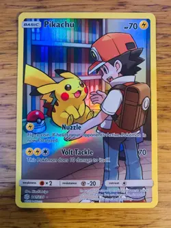 Pokemon TCG - Pikachu 241/236 - Cosmic Eclipse - Secret Rare - NM - Image 1