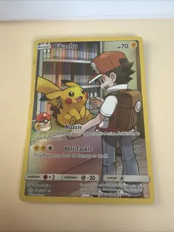 Pokemon Pikachu TCG Holo Card Cosmic Eclipse 241/236 Secret Rare - Image 2
