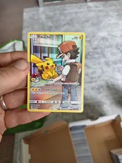 Pokemon TCG Pikachu Cosmic Eclipse 241/236 Holo Secret Rare - Image 1
