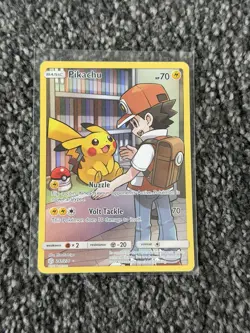 Pokemon TCG Pikachu Cosmic Eclipse 241/236 Holo Secret Rare - Image 1