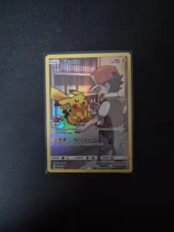 Pokemon TCG Pikachu Cosmic Eclipse 241/236 Holo Secret Rare - Image 1