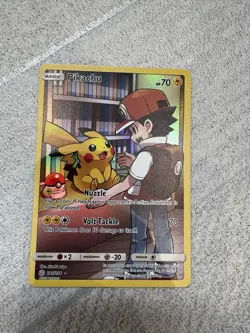 Pokemon TCG Pikachu Cosmic Eclipse 241/236 Holo Secret Rare - Image 1