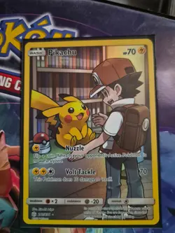 Pokemon TCG Pikachu Cosmic Eclipse 241/236 Holo Secret Rare - Image 1