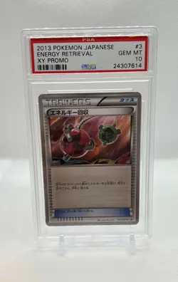 Pokemon Card Japanese - Energy Retrieval 003/XY-P - Promo - PSA 10 Gem Mint - Image 1