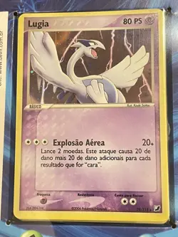 pokemon deck with 30 card 29/115 Lugia ex Forces still sealed Portuguese 2006 - Image 2