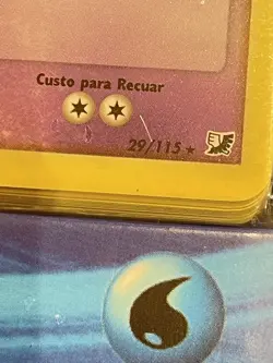 pokemon deck with 30 card 29/115 Lugia ex Forces still sealed Portuguese 2006 - Image 5