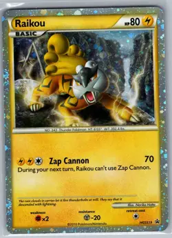Raikou - HGSS19 Holo HGSS Promos - Pokemon Card - NM - Image 1