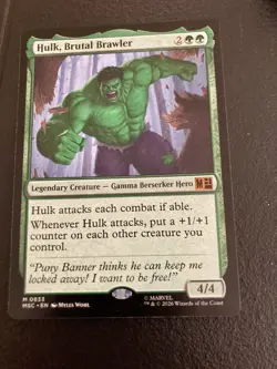 Hulk, Brutal Brawler Magic The Gathering Marvel Super Heroes - Image 1