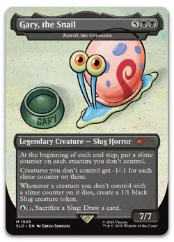 Gary, the Snail - Toxrill, the Corrosive #1929 NM Secret Lair Drop SLD Magic MTG - Image 1
