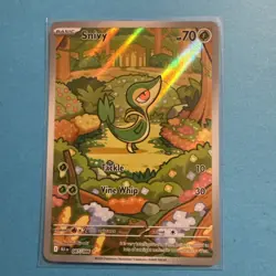 Pokemon TCG Snivy 087/086 SV: Black Bolt Illustration Rare - Image 1