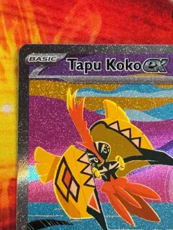 Tapu Koko ex 247/182 Special Illustration Rare - Pokemon SV04: Paradox Rift - NM - Image 2