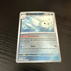 Dewgong 022/094 Phantasmal Flames Reverse Holo Pokemon TCG Card - Image 1