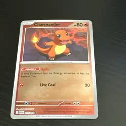 Charmander 011/094 Phantasmal Flames Reverse Holo Pokemon TCG Card - Image 1