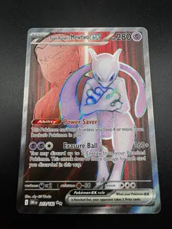PACK FRESH! Team Rocket's Mewtwo ex Sv10 Destined Rivals 213/182 - Image 2