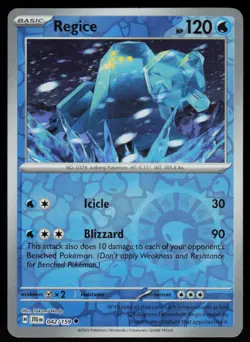 Regice 042/159 Uncommon Journey Together Pokemon Reverse Holo Near Mint - Image 1