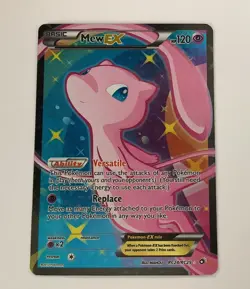 Pokemon TCG Mew EX RC24/RC25 Legendary Treasures Radiant Collection Full Art 120 - Image 1