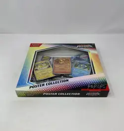 Pokemon TCG Prismatic Evolutions Factory Sealed 3-Pack Poster Collection Box - Image 5