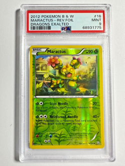 PSA 9 Mint Maractus Reverse Holo 2012 Pokemon Dragons Exalted #16 - Image 1