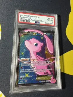 2013 Pokemon Mew EX RC24/RC25 Black & White Legendary Treasures PSA 8 NM-MT - Image 4