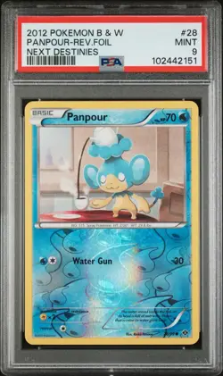 2012 Pokemon Black & White Next Destinies Panour 28 Reverse Holo PSA 9 POP 3 - Image 1