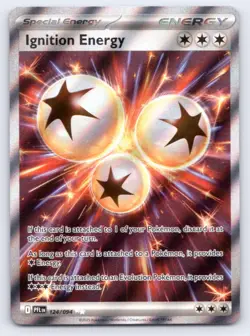 Ignition Energy 124/094 Ultra Rare Phantasmal Flames Pokemon Holo Near Mint - Image 1