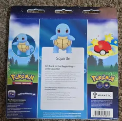 Pokemon TCG Pokemon GO Squirtle Pin Collection Pin Promo 3 Packs English 2022 - Image 2