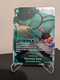 Roronoa Zoro EB02-019 Winner Promo NM One Piece TCG English - Image 1