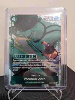 Roronoa Zoro EB02-019 Winner Promo NM One Piece TCG English - Image 2