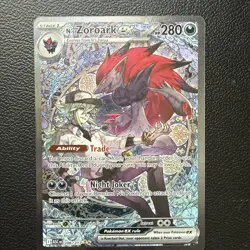 N's Zoroark ex 286/217 SIR, Ascended Heroes, Full Art Holo, Pokemon TCG, NM - Image 2