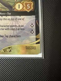 Disney Lorcana TCG Woody - Jungle Guide 54/P3 Promo Foil Toy Story Top8 SetChamp - Image 4