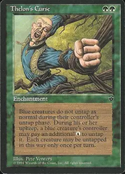 Thelon's Curse - Light Play MTG Fallen Empires - Image 1