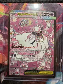 Pokemon TCG Mega Diancie Ex Full Art- Ascended Heroes 282/217 Mint Pack Fresh! - Image 1
