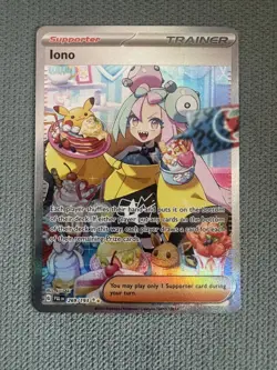 Iono - 269/193 - Pokemon Paldea Evolved Special Illustration Rare Card NM - Image 2