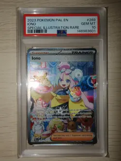 Pokemon PSA 10 Iono 269/193 Special Illustration Rare - Paldea Evolved - Image 1
