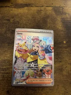 Iono - 269/193 - Pokemon Paldea Evolved Special Illustration Rare Card NM - Image 1