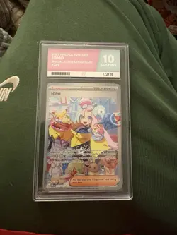 Iono ACE 10 Pokemon Card 269/193 Paldea Evolved Special Illustration Rare - Image 2