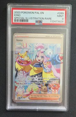 2023 Pokemon Paldea Evolved Iono 269/193 PSA 9 special Illustration Rare - Image 1