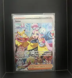 Pokemon Iono Special Illustration Rare Holofoil SV02: Paldea Evolved 269/193 NM - Image 1