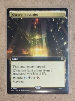 MtG Spider-Man, Oscorp Industries, Extended Art M/NM #0282 - Image 1