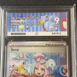 Iono Paldea Evolved Special Illustration Rare Pokemon TCG Card 269/193 ACE 9 - Image 2