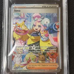 Iono Paldea Evolved Special Illustration Rare Pokemon TCG Card 269/193 ACE 9 - Image 3