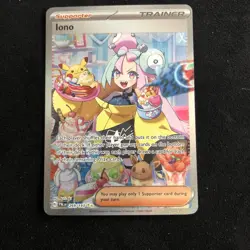 Pokemon TCG Iono 269/193 Paldea Evolved Special Illustration Rare - Image 1