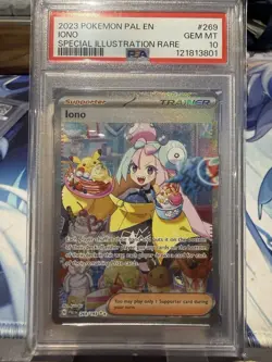 Pokemon TCG Iono 269/193 Paldea Evolved Special Illustration Rare PSA 10 - Image 1