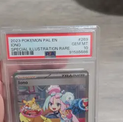 Pokemon TCG Iono 269/193 Special Illustration Rare PSA 10 Holo Paldea Evolved - Image 4