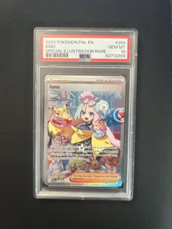 Pokemon TCG Iono 269/193 Paldea Evolved Special Illustration Rare Holo PSA 10 - Image 2