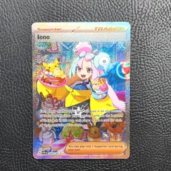 Pokemon Iono 269/193 Paldea Evolved Special Illustration Rare Holo Trainer - Image 1