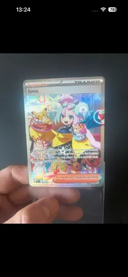 Pokemon TCG Iono 269/193 Paldea Evolved Special Illustration Rare - Image 3